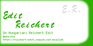 edit reichert business card